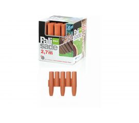 Заборчик для клумбы 2,7м, 10 штук, терракотовый Prosperplast Palisada IPAL5-R624 