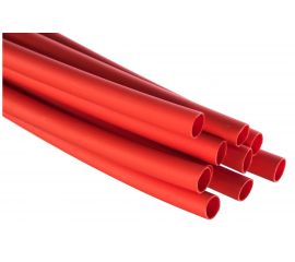 Термоусадочная клеевая трубка КВТ, ТТК 3:1-6/2 красная 67233 