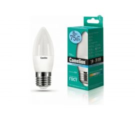Светодиодная лампа Camelion LED8-C35/845/E27 8Вт 220В 12390 