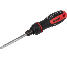 Реверсивная комбинированная отвертка REXANT PH 2, SL 6, двухсторонний стержень 120 мм 12-4745 