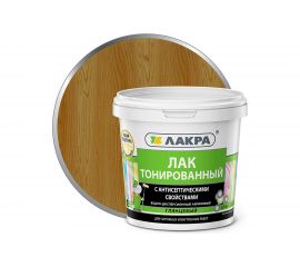Тонированный лак Лакра дуб, в/д, 0.9 кг 90001353128 
