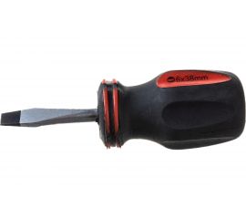 Шлицевая короткая отвертка NIKONA Cr-V, SL6x38 22-721 