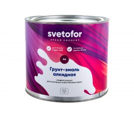 Грунт-эмаль Светофор D4 светло-серый RAL 7035 1,9кг ЗОР00005236 