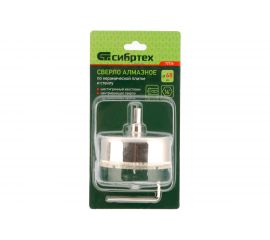 Сверло по керамической плитке и стеклу 68х55 мм СИБРТЕХ 72726 