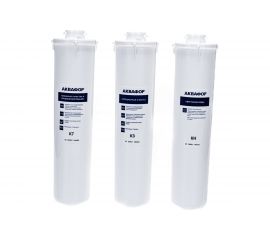 Комплект Аквафор сменных фильтрующих модулей К3-КН-К7 для жесткой воды 