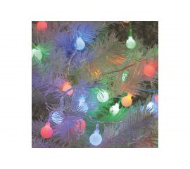 Гирлянда FERON 4.5V 20 LED мульти, 1.28W, 42mA, длина 2 м, батарейки 3*АА, IP20, шнур 0,5 м 0.12мм, 26762 