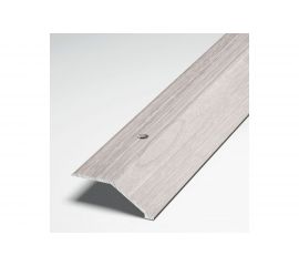 Порог разноуровневый алюминиевый (45 мм; 0.9 м; декоративный; ясень белый) Лука УТ000022019 