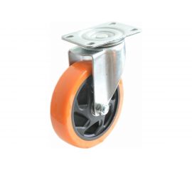 Колесо большегрузное полиуретановое поворотное PVC Medium 125 мм MFK-TORG 4023125 PVC 