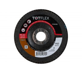Круг лепестковый торцевой STANDARD 2 (125x22.2 мм; Р60) TOTFLEX 4631148128132 