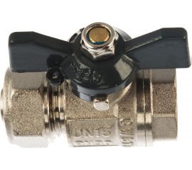 Шаровой кран под металлопластиковую трубу AQUALINK 16х1/2" ц/г бант ИС.080054 