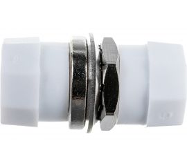 Оптический проходной адаптер FC-FC Hyperline, FA-S00Z-FC/FC-N/WH-SL SM/MM, simplex, корпус 243948 