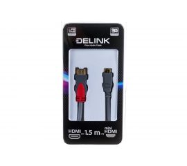 Шнур HDMI-mini HDMI delink 1,5м 13051 