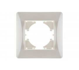 Рамка GUSI ELECTRIC 1-местная, цвет жемчуг С1110-028 