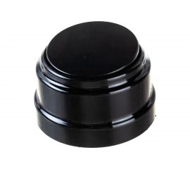 1-клавишный выключатель Bylectrica А110-2201 10А открытой установки, серия РЕТРО, черный, А110-2201 черный 