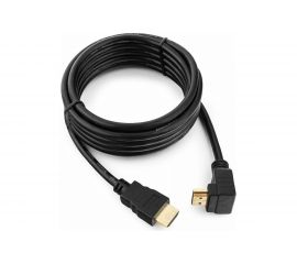Кабель HDMI Cablexpert 3.0 м v1.4 19M/19M угловой разъем черный CC-HDMI490-10 