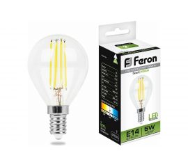 Светодиодная лампа FERON 5W 230V E14 4000K, LB-61 25579 