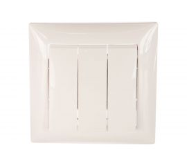 Выключатель Кунцево-Электро СЕЛЕНА скрытой установки, трехклавишный 10А С0510-406 8105 