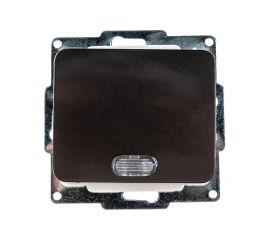 Одноклавишный выключатель с индикатором СВЕТОЗАР ГАММА, SV-54131-DM 