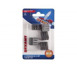 Соединительная 6-и проводная клемма REXANT 0,75-2,5 мм2 5шт 06-0208-B5 