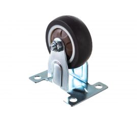 Колесо коричневая мягкая резина неповоротное FCG25 50 мм MFK-TORG 7052050 