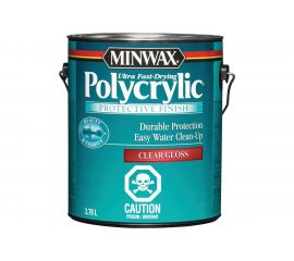 Защитное финишное покрытие Minwax Polycrylic Глянцевый 3.785 мл 15555 
