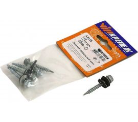 Кровельный саморез VIPкрепеж цинк 4,8/35 4шт 11003 VIP 