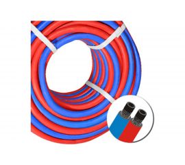 Рукав газовый сдвоенный синий+красный (6.3 мм; 1-3 класс; бухта 40 м) HYRUBBERS СВ000007563 