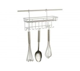 Навесная полка для кухни Mallony с крючками FORTUNA 008441 