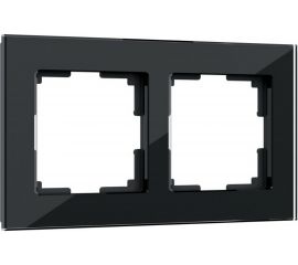 Рамка WERKEL, W0021108 на 2 поста черный a051439 