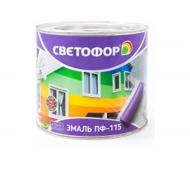 Эмаль Светофор СТАНДАРТ ПФ-115 светло-серая 7035, 1.9 кг ЗОР00003680 