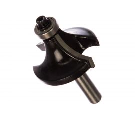 Фреза кромочная калевочная с нижним подшипником серия 1017 (42x22 мм; R16 мм; хвостовик 8 мм) Росомаха 801711 