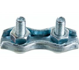 Зажим для троса ЕВРОПАРТНЕР DUBLEX Zn D2, 1 шт. Z1 07737 