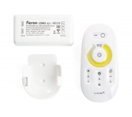 Контроллер CCT для мультибелой светодиодной ленты FERON с П/У белый, 12-24V, LD61 48028 