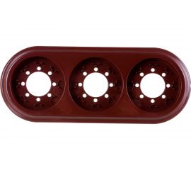 3-местная рамка Bylectrica серия РЕТРО коричневый, ЮЛИГ.735212.472 