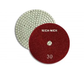 Круг алмазный гибкий шлифовальный АГШК WHITE NEW (100x2.5 мм; Р30) TECH-NICK 128.120.6741 