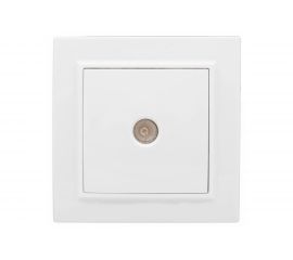 1-местная розетка EKF Минск TV СП белый 75Ом 5-862МГц Basic SQERA00-027-10 