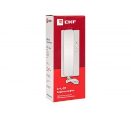 Аудиодомофон аудиотрубка EKF IPA-01 белый 2провода IP20 int-ipa-01 