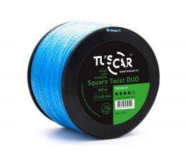 Леска для триммера Square Twist DUO, Premium, 2.4 мм, 349 м TUSCAR 10142424-349-4 