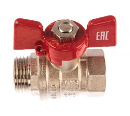 Шаровой кран IVANCI Stable, ручка-бабочка, внутренняя/наружная резьба 1/2" IVC.101218.N.03 