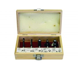 Набор фрез 0503 (5 шт; хвостовик 8 мм) по дереву Калибр 00000024859 