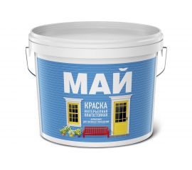 Краска интерьерная МАЙ влагостойкая 13кг О01902 