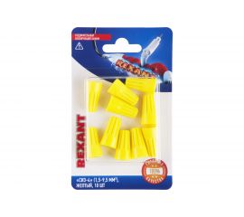 Соединительный изолирующий зажим REXANT СИЗ-4, 1,5-9,5 мм2, желтый, 10 шт 06-0233-B10 