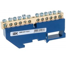 Нулевая шина, 6х9 12-Д IEK YNN10-69-12D-K07 