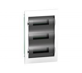 Встраиваемый корпус Schneider Electric Easy9 с прозрачной дверкой 3ряд/36модулей EZ9E312S2FRU 