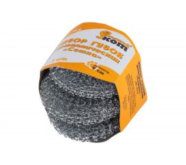 Набор металлических губок Рыжий кот SM-04/3 сетка, 20гр., 3 шт. 001743 