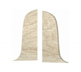 Заглушка для плинтуса Волшебная палочка ПВХ 58 мм, 2 шт, цвет 5801 УТ000072750 