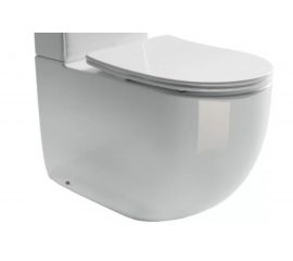 Напольная пристенная чаша унитаза Ceramica Nova METROPOL Rimless CN4001-B 