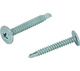 Саморез для металла с прессшайбой ЦКИ 4.2х38, сверлоконечный, Ц, уп. 1000 шт. 62087 