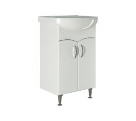 Тумба для ванной комнаты Mixline ФОРМАТ-52 под умывальник Альфана-52 ПВХ 525507 