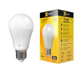 Светодиодная лампочка X-Flash XF-E27-A60-15W-3000K-230V артикул 48755 